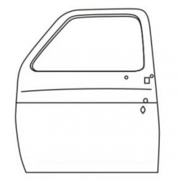 Door shell left hand Chevrolet GMC '77-'91